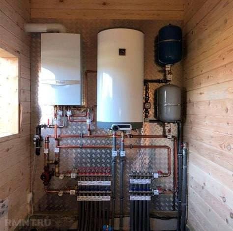 Примеры наших монтажных работ систем отопления в деревянных домах и банях - изображение 4