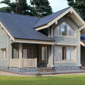 Проект дома Мюнхен клееный брус