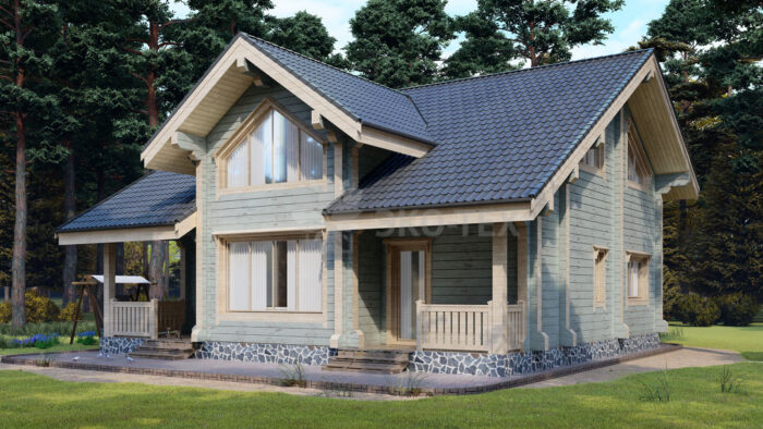 Проект дома Мюнхен клееный брус