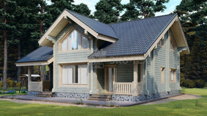 Проект дома Мюнхен клееный брус