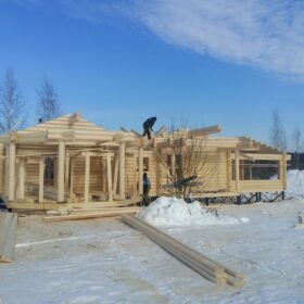 Зимнее строительство домов