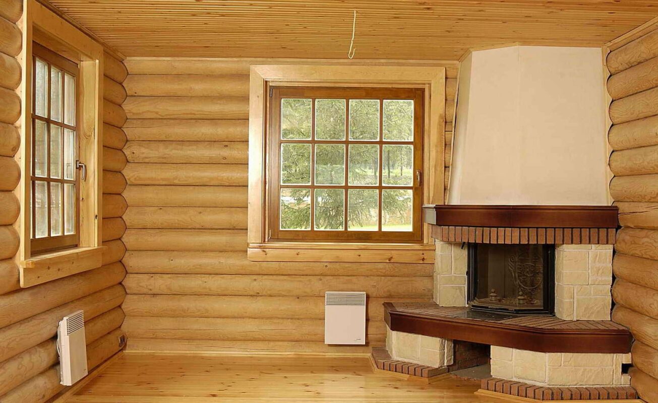 Отделочные работы в деревянном доме