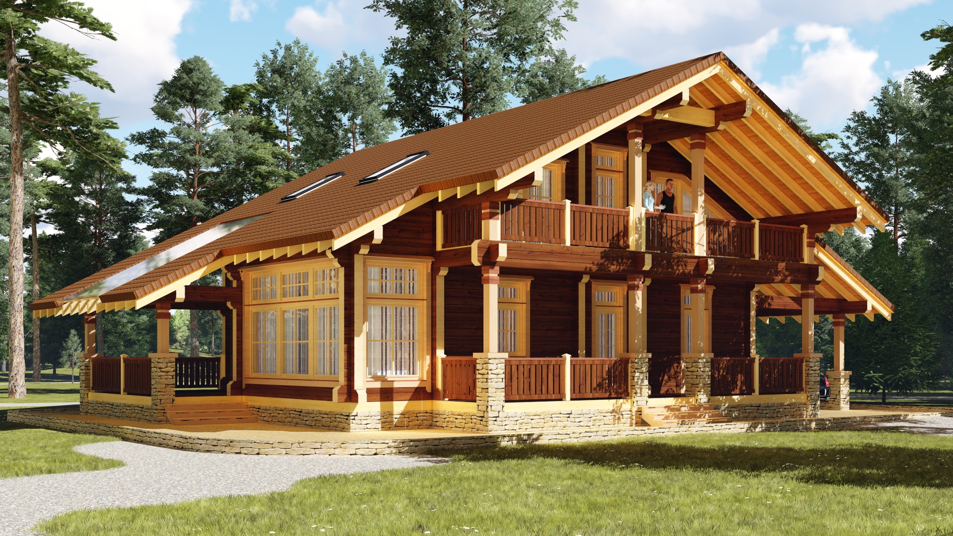 Дом клееный брус