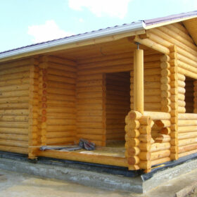 Строительство бань из дерева