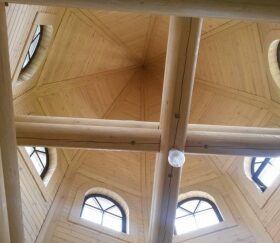 Эко-тех Завершение строительства и отделки деревянной часовни Донской иконы Божьей Матери