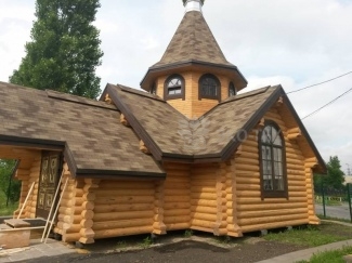 Эко-тех Завершение строительства и отделки деревянной часовни Донской иконы Божьей Матери