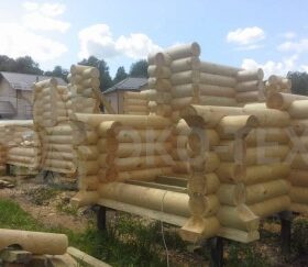 Фото домокомплектов, изготовленных и собранных компанией Эко-Тех