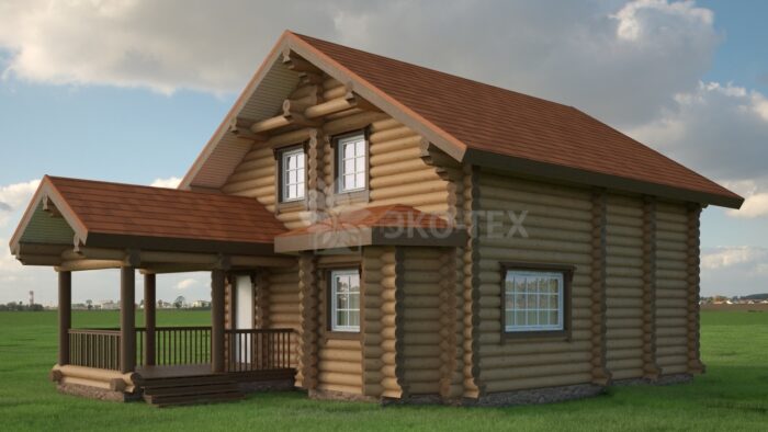 Проект дома Былина оцилиндрованное