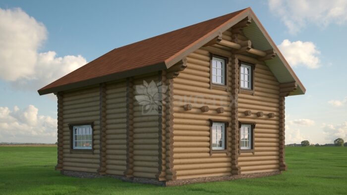 Проект дома Былина оцилиндрованное