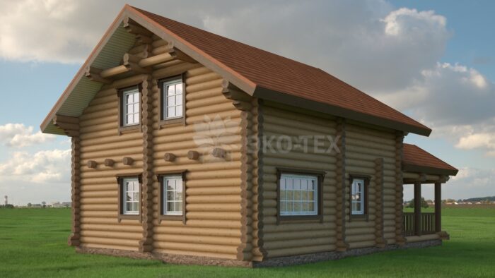 Проект дома Былина оцилиндрованное