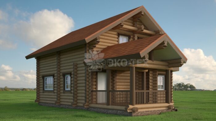 Проект дома Былина оцилиндрованное