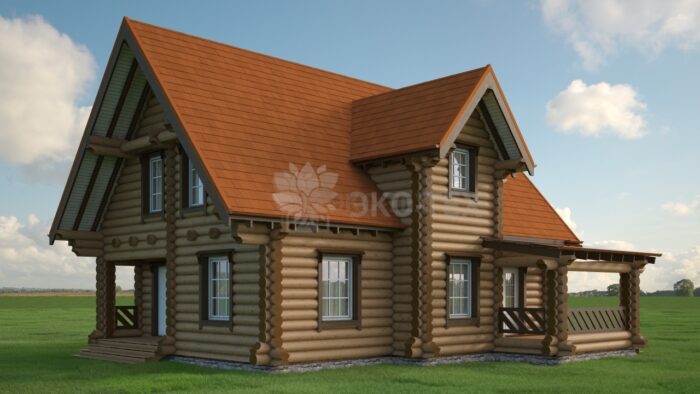 Проект дома Боярыня оцилиндрованное