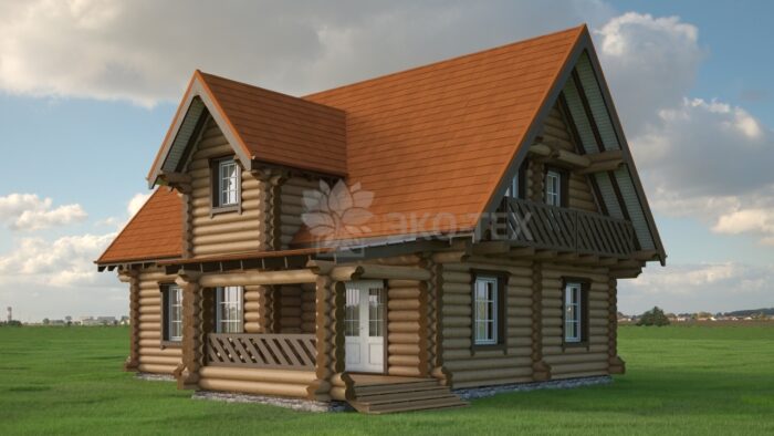 Проект дома Боярыня оцилиндрованное