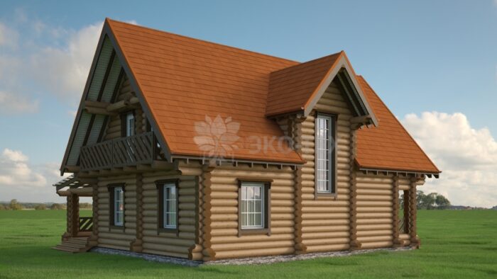 Проект дома Боярыня оцилиндрованное