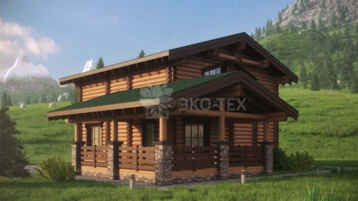 Проект дома Бремен оцилиндрованное