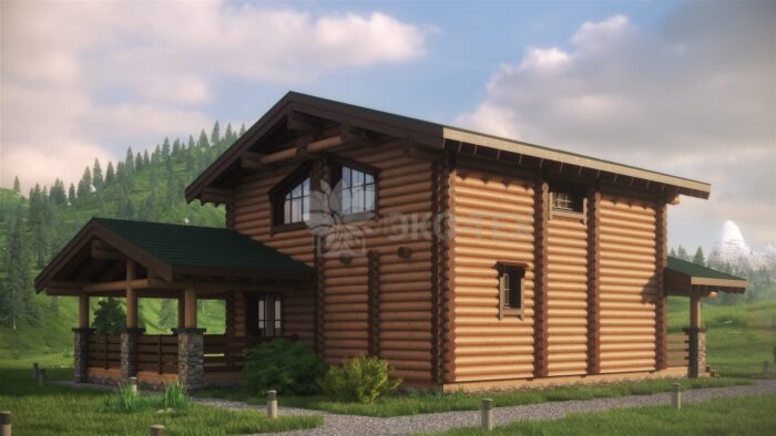 Проект дома Бремен оцилиндрованное