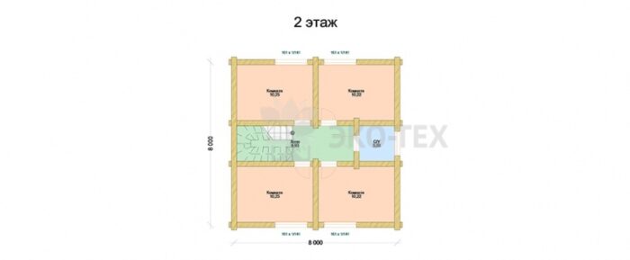 Проект дома Бремен оцилиндрованное