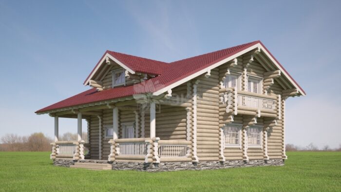 Проект дома Колумб оцилиндрованное