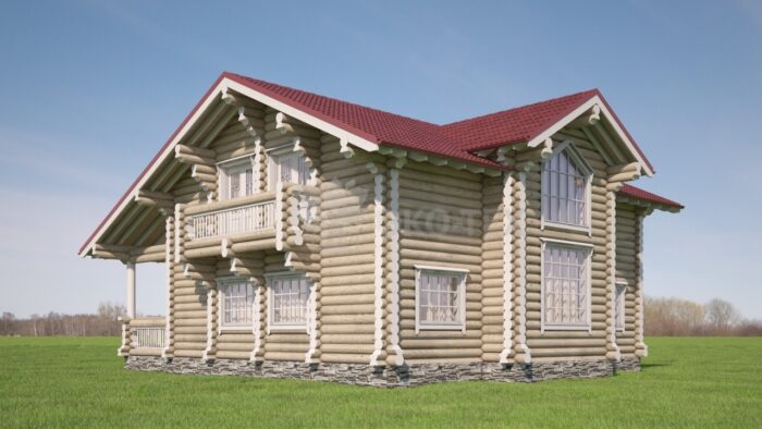 Проект дома Колумб оцилиндрованное