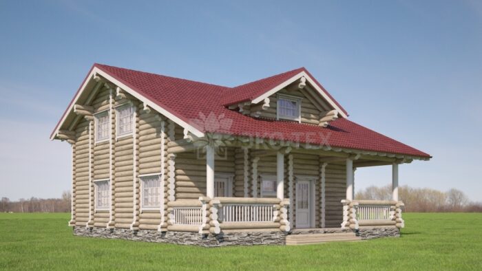 Проект дома Колумб оцилиндрованное