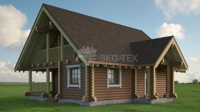 Проект дома Крост оцилиндрованное