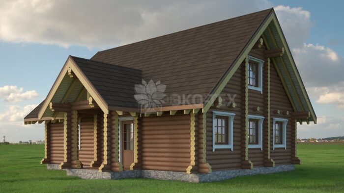 Проект дома Крост оцилиндрованное