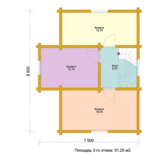 Проект дома Эльф оцилиндрованное