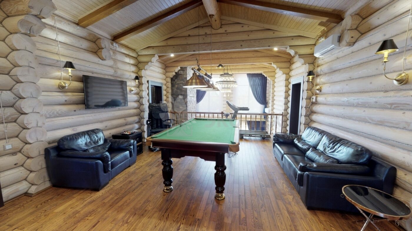 Фото дом из оцилиндрованного бревна по проекту дуб