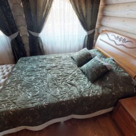 Фото дом из оцилиндрованного бревна по проекту дуб