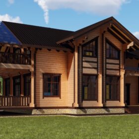 Проект дома Граф клееный брус