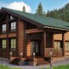 Проект дома Хантер оцилиндрованное бревно