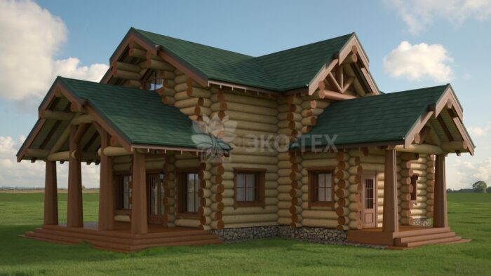 Проект дома Котлас оцилиндрованное