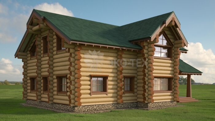 Проект дома Котлас оцилиндрованное