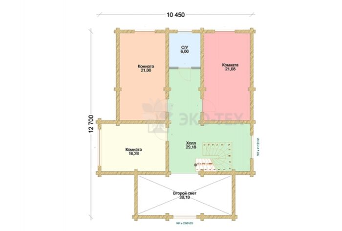 Проект дома Котлас оцилиндрованное