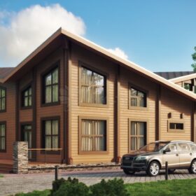 Проект дома Магнолия-Премиум клееный брус