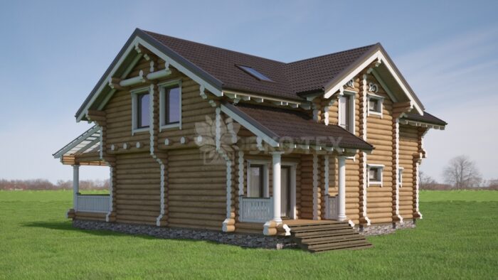 Проект дома Мираж оцилиндрованное