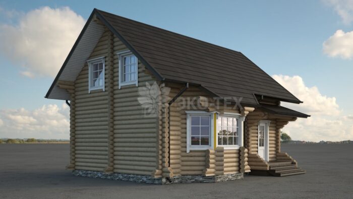 Проект дома Мемфис оцилиндрованное