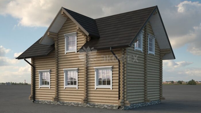 Проект дома Мемфис оцилиндрованное