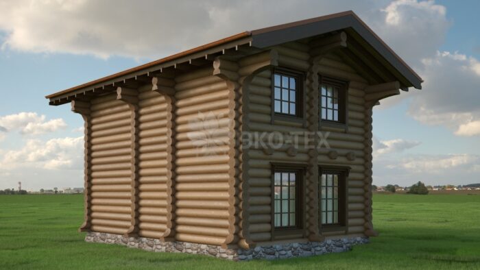 Проект дома Норвежец оцилиндрованное