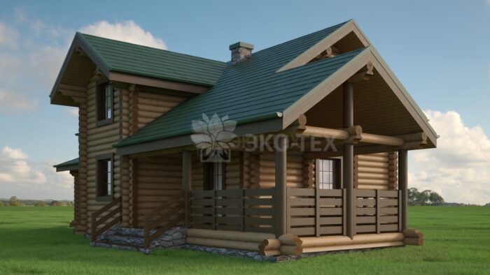 Проект дома Олимп оцилиндрованное