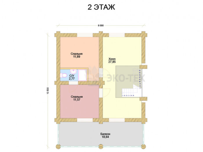 Проект бани Добронега оцилиндрованное бревно