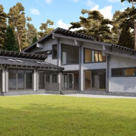 Проект дома Триада клееный брус