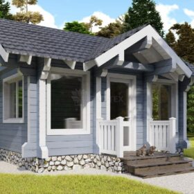 Проект дома Выставочный клееный брус