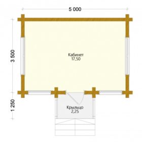 Проект дома Выставочный клееный брус планировка