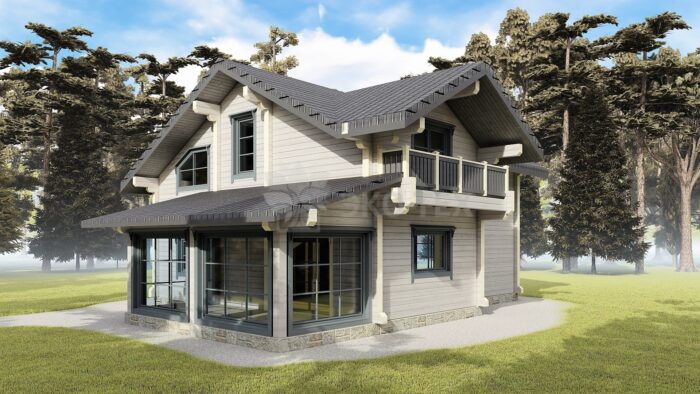 Проект дома Вольтер клееный брус