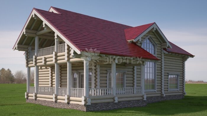 Проект дома Воронеж оцилиндрованное