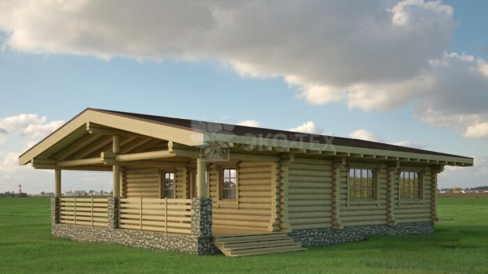 Проект дома Звездочет оцилиндрованное