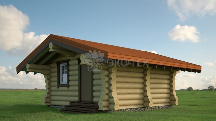 Проект дома Агата оцилиндрованное бревно