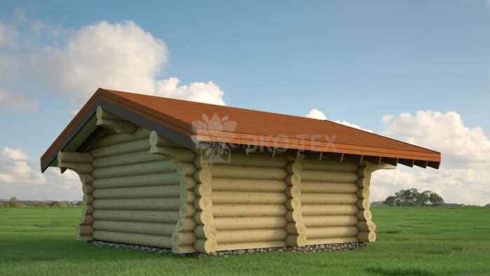 Проект дома Агата оцилиндрованное бревно