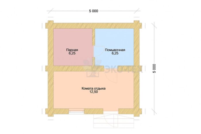 Проект дома Агата оцилиндрованное бревно